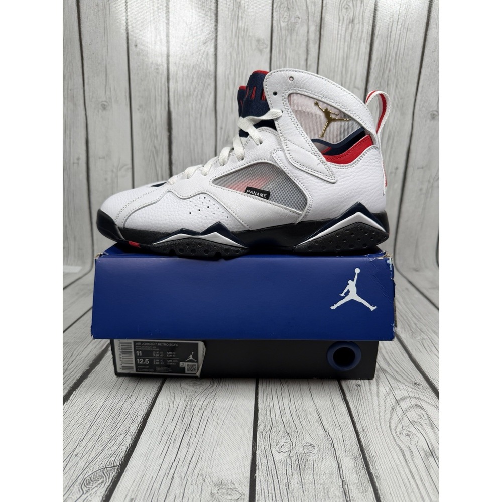Nike Air Jordan 7 Retro PSG Paname CZ0789-105 White Men's Size 11 With OG Box